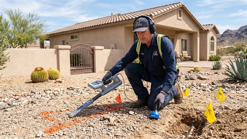 water leak detection Marana thermal imaging and acoustic wall testing